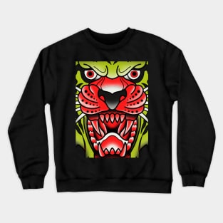 Tiger traditional style Crewneck Sweatshirt